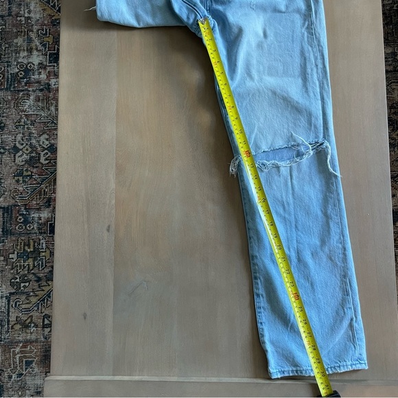 Pistola Light Blue Distressed Cassie Straight Leg Jeans - Picture 15 of 15